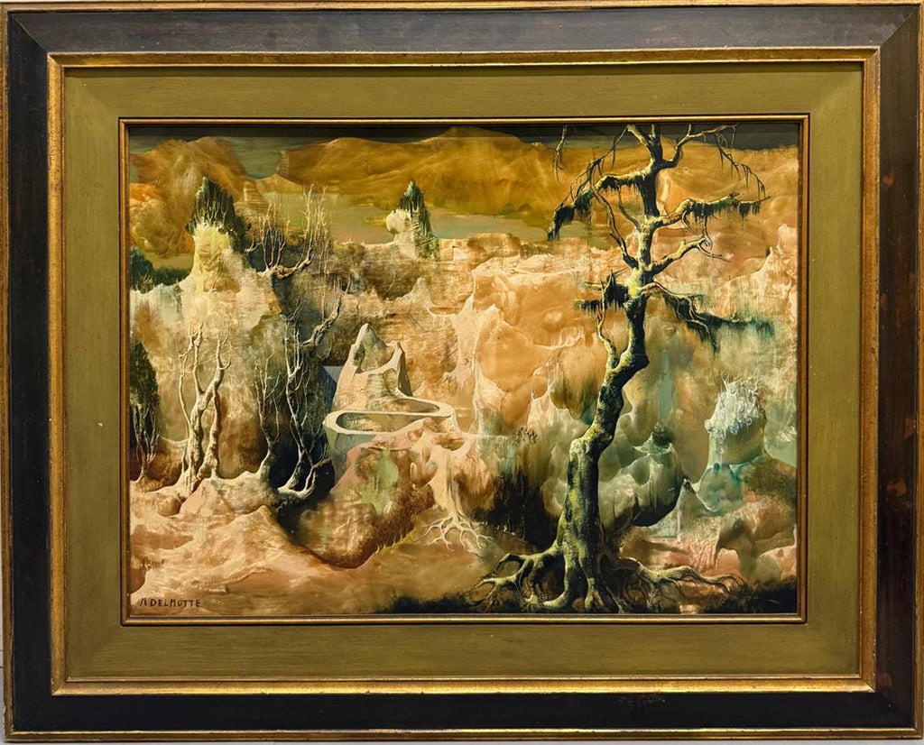 Marcel Delmotte - Composition Paysage, 1973