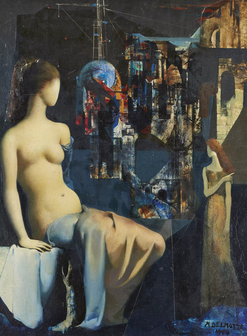 Marcel Delmotte - Femme nue 1959