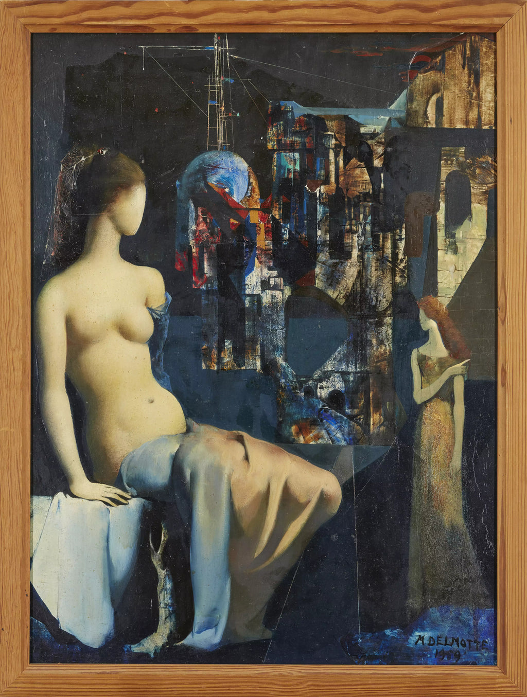 Marcel Delmotte - Femme nue 1959