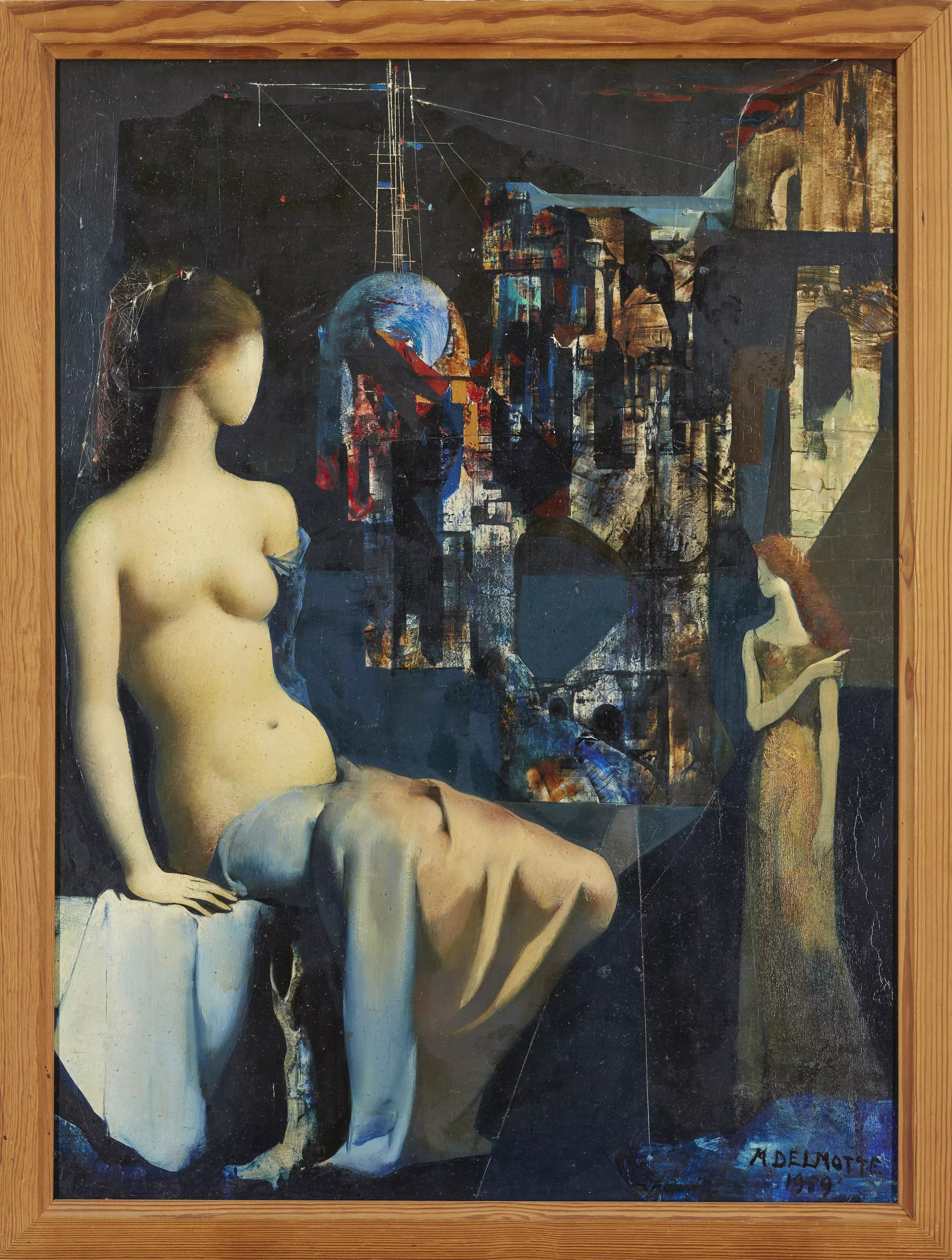 Marcel Delmotte - Femme nue 1959