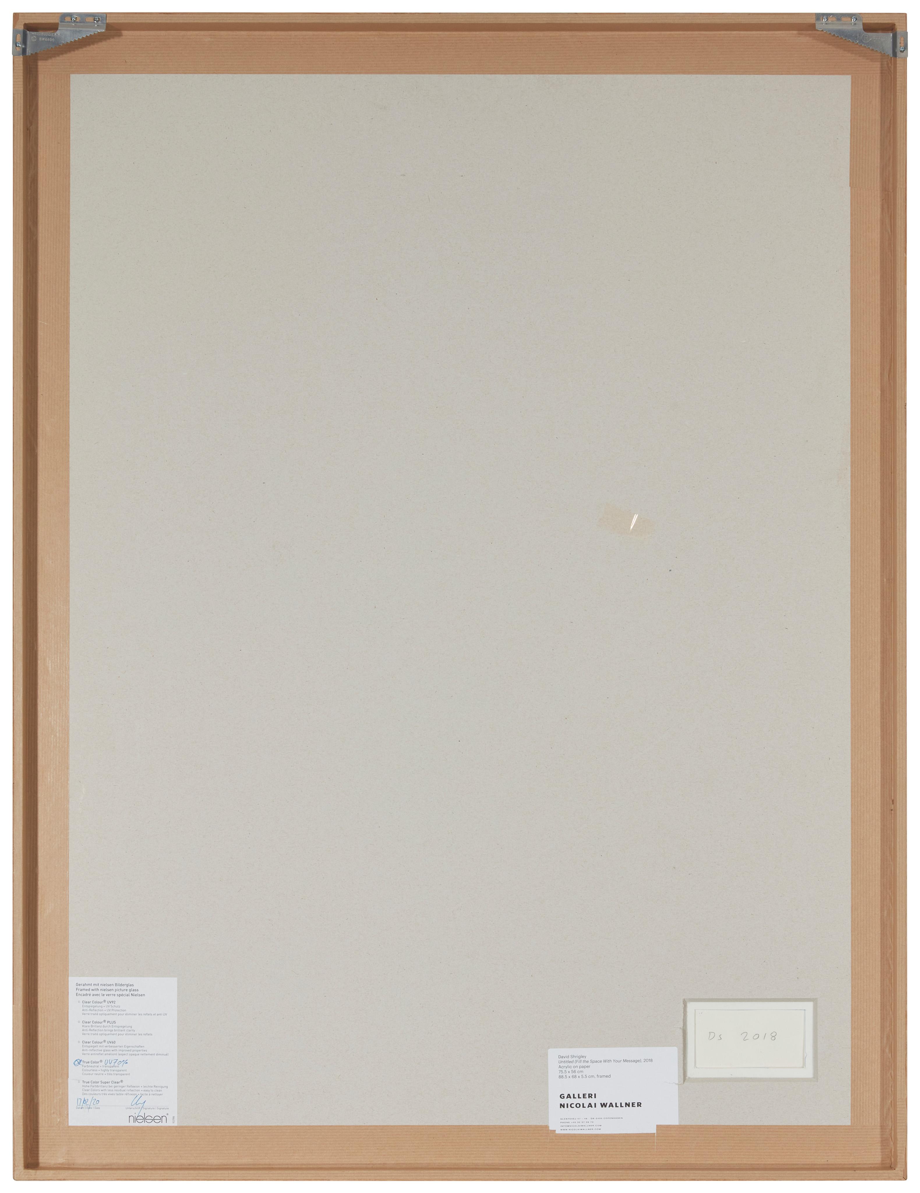 David Shrigley - Fill The Space With Your Message 2018