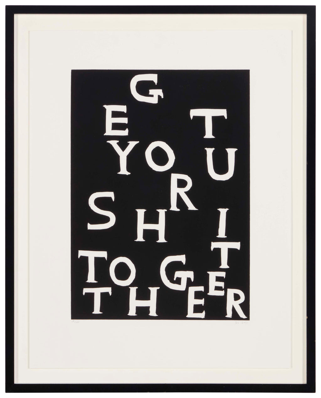 David Shrigley - Get Your Shit Together, 2021