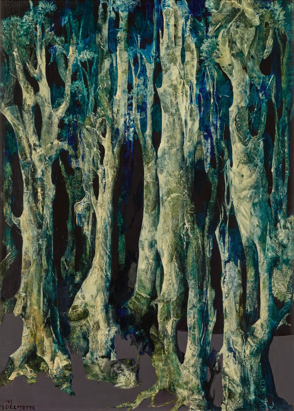 Marcel Delmotte - Trees, 1963