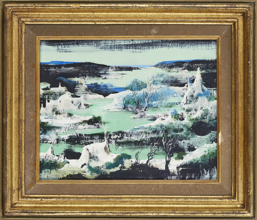 Marcel Delmotte - Paysage Turquoise