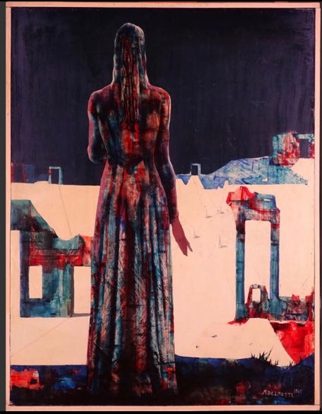 Marcel Delmotte - Woman from back, 1960